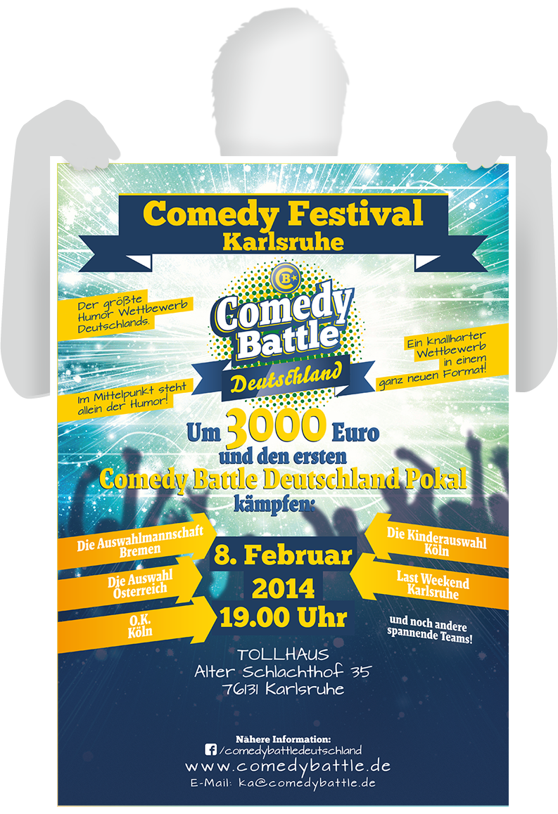 Plakat der Comedy Battle Event